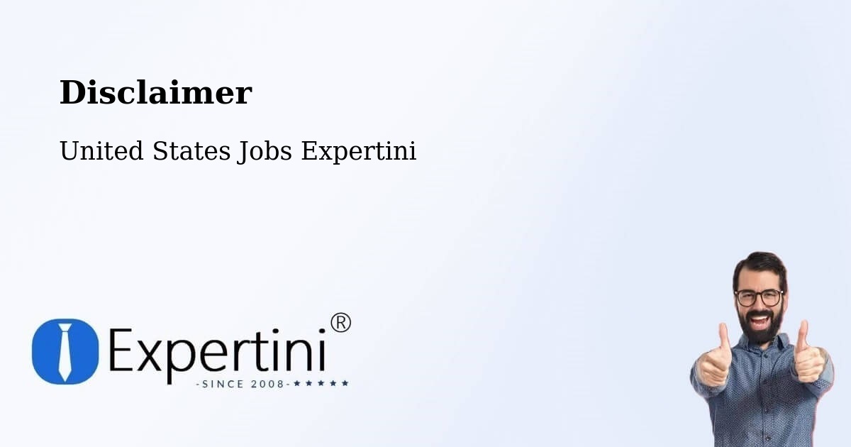 Disclaimer – New Brunswick - United States Jobs Expertini