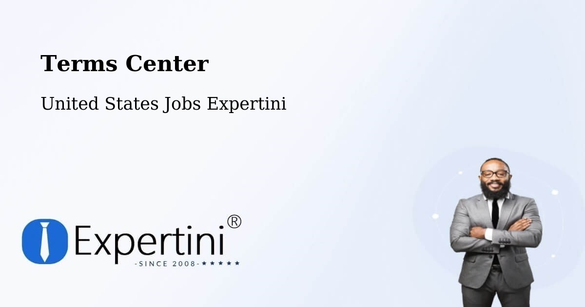 Terms of Service – New Brunswick - United States Jobs Expertini